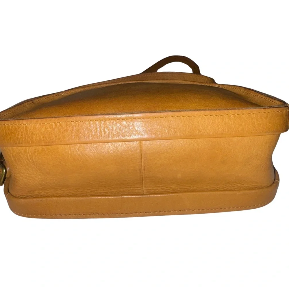 Madewell the Sydney tan crossbody genuine leather handbag EUC - Picture 4 of 13